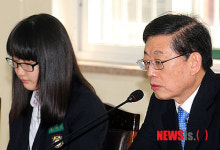 광양중학교 방문한 김황식 총리