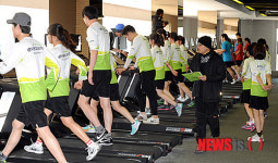 휘트니스 센터 건강 테스트 면접