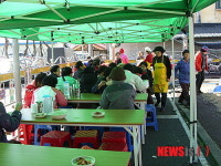 금산경찰서, 독거노인 등에게 국수봉사