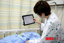 순천향대 천안병원 입원환자 태블릿PC 모두 사용