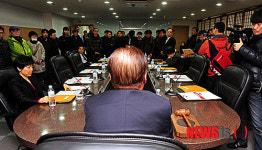 방송문화진흥회 이사회 찾은 MBC노조