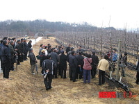 영주시, 과수시험장 전국 사과재배단체 방문 줄이어