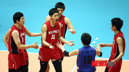 환호하는 벌교제일고 선수들