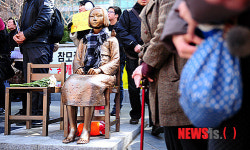 평화비 소녀상 벌써 100일!