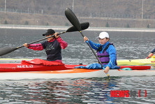 화천군청 카누실업팀…전국제패 향해 구슬땀