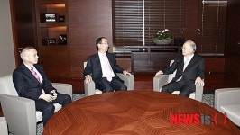 손경식 회장, 한국미쓰이물산 사장 접견
