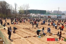 도봉구, 주민참여형 친환경 나눔텃밭 개장