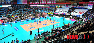 가득메운 인천 도원실내체육관