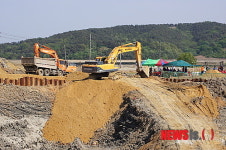 공공하수처리시설 설치반대 집회