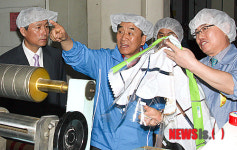 인천지역 중소기업 방문한 이재오