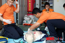 밀양소방서, 경남소방왕 선발 앞두고 구슬땀