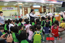 평창우체국, 메밀꽃유치원 우체국현장학습