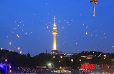 대구 밤하늘 수놓은 풍등