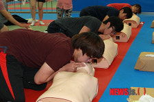 경희대 스포츠학과 학생들, 응급처치법전문과정 수강