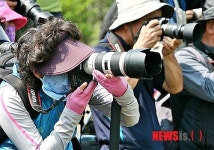 작품 찍는 사진작가