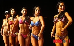 여성 몸짱들 육체미 대결