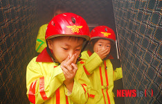 화재발생 대피훈련