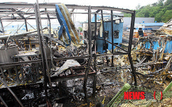 전쟁터 같은 화성 팔탄 폭발현장