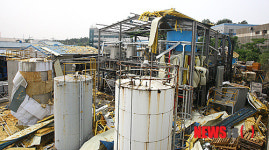 전쟁터 같은 화성 팔탄 폭발현장