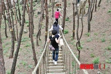 괴산 산막이옛길서 실버부부 걷기대회