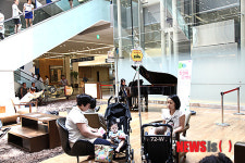 건국대병원 정오의 음악회 1500회 자원봉사 연주