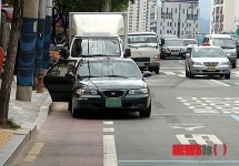서구 자전거 전용차로 불법 주정차