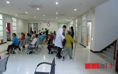 산청군 보건의료원 진료인원 증가