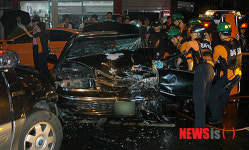 우장산동 교통사고 구조작업
