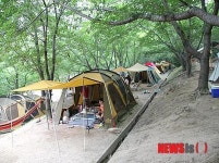 가산산성야영장 인터넷 예약제 실시