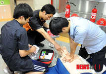 야간 심폐소생술 교실 운영