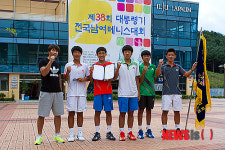 대통령기 전국남여테니스대회 남중부 단체전 신갈중 우승