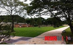 포천 백운계곡 입구 하천부지에 생태공원 조성