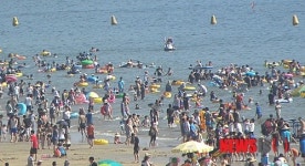 대천해수욕장 20만 명 ‘북새통’