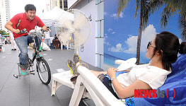 자전거 발전기 체험