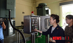 목동빗물펌프장 시설 둘러보는 환경부 장관