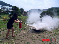 청양119센터, 넓은마당어린이집서 합동소방훈련
