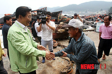 어민들 만나는 전남지사