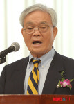 축사 하는 켄 민 국제무도연구소장