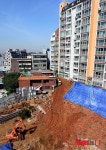 구로구 오류동 오피스텔 신축공사 지반붕괴 사