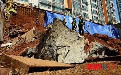 현장 둘러보는 안전진단업체