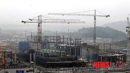 막바지 공사 진행중인 세종시