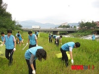 수공 경남본부, 창원 남천 환경정화활동
