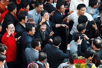 대구 서문시장 찾은 박근혜