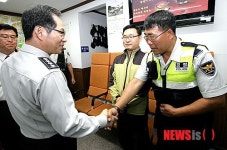 서울역파출소 찾은 김기용 청장