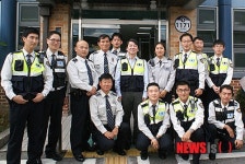 안철수 후보 의정부 가능지구대 방문