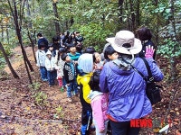 중부지방산림청, 학봉초교 학생 초청 숲 체험