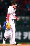 SK 김광현, 삼진 좋았어!