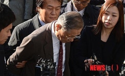 특검 소환된 이상은 회장