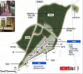 전주 건지산 자락에 사랑의 녹색나눔숲 조성