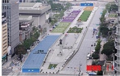 18일 서울 세종로 차량 출입 못한다